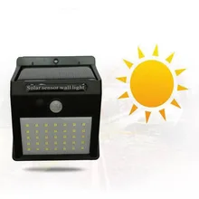 HuaXinV 35 светодиодный солнечный светильник DC 6 в беспроводной PIR датчик движения Солнечная лампа Ip65 водонепроницаемый открытый светильник ing светильник s садовый настенный светильник