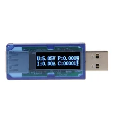 OLED USB Detector Voltmeter Ammeter Power Capacity Voltage Current Tester Measurement Analysis Instruments