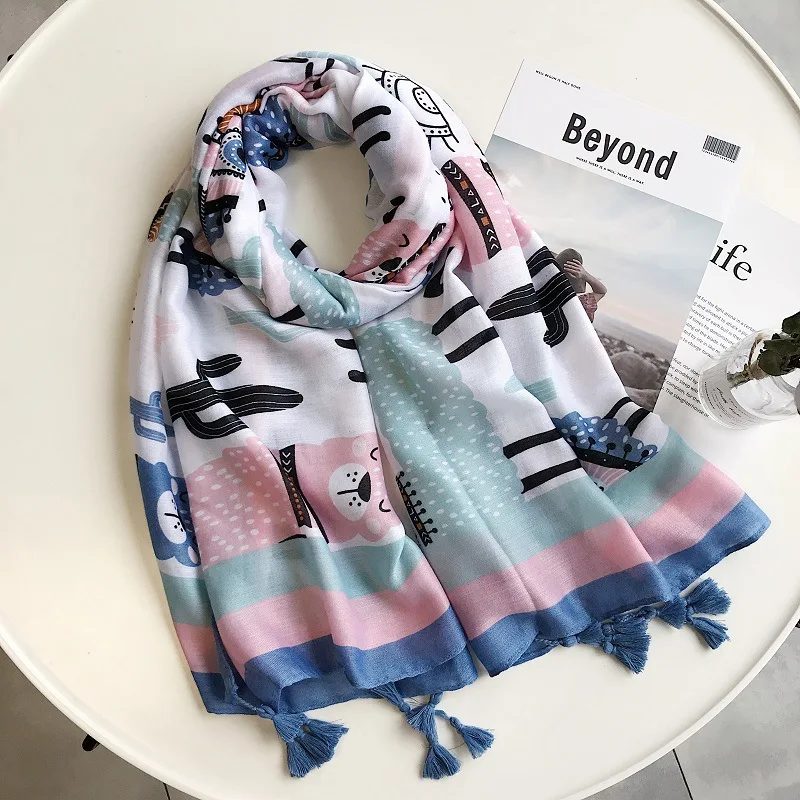 2019-fashion-alpaca-print-tassel-scarves-and-shawls-long-beach-cactus-print-wrap-hijab-scarf-wholesale-10pcs-lot-free-shipping