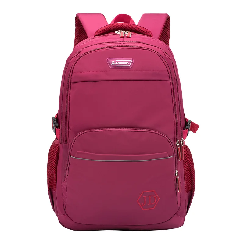 Детские ортопедические школьные сумки для мальчиков-подростков; утолщенные рюкзаки с задней частью; большой объем; водонепроницаемые детские школьные сумки; mochila - Цвет: red
