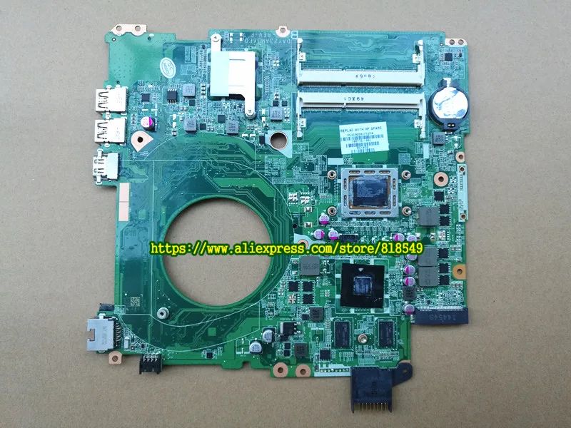 766715-001 system board fit for HP PAVILION 15-P SERIES motherboard 766715-501 DAY23AMB6C0 DDR3 maiboard 100% test 734826 001 laptop notebook motherboard system board 734826 501 for hp pavilion touchsmart 15 15 n a4 5000m series 100% tested