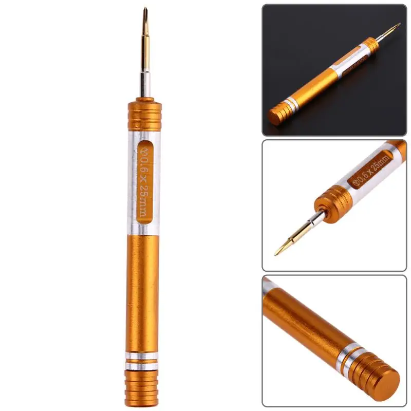 

1pc 0.6 x 25mm High Precision Steel Screwdriver 0.6Y Tri-wing Screwdriver Key Drivers High Quality Repairing Tools for Phone
