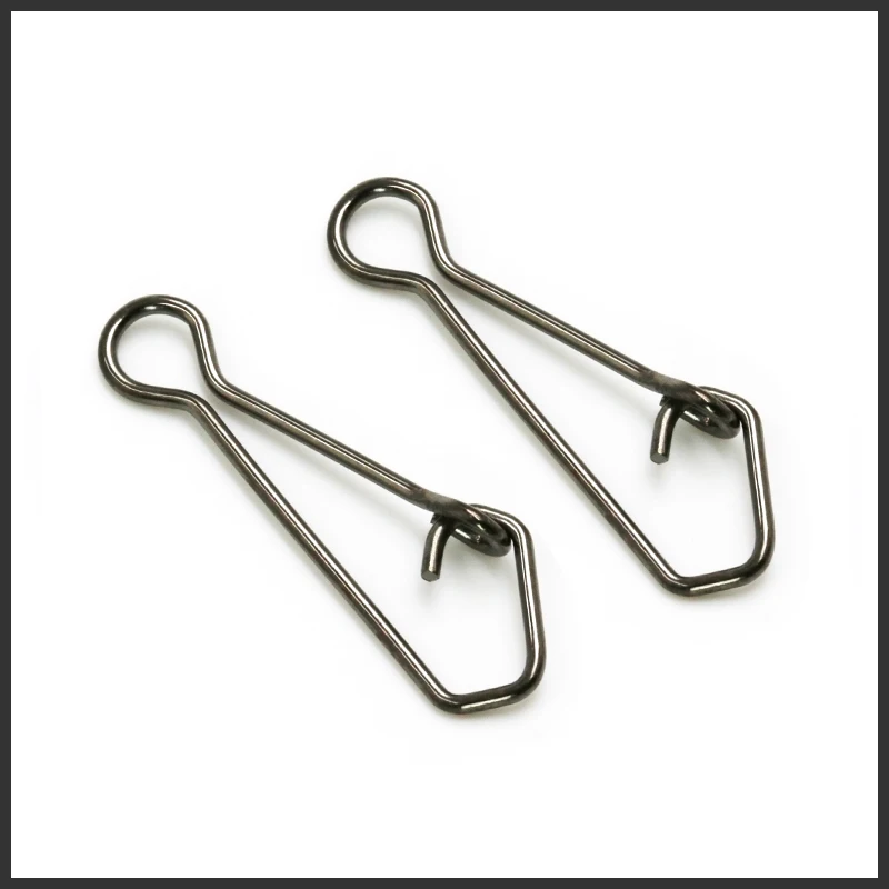 

50pcs Bearing Fishing Swivels Rolling Rings Interlock Hook Lure Fishhook Snap Swivels Connector Tackle Bait holder Device