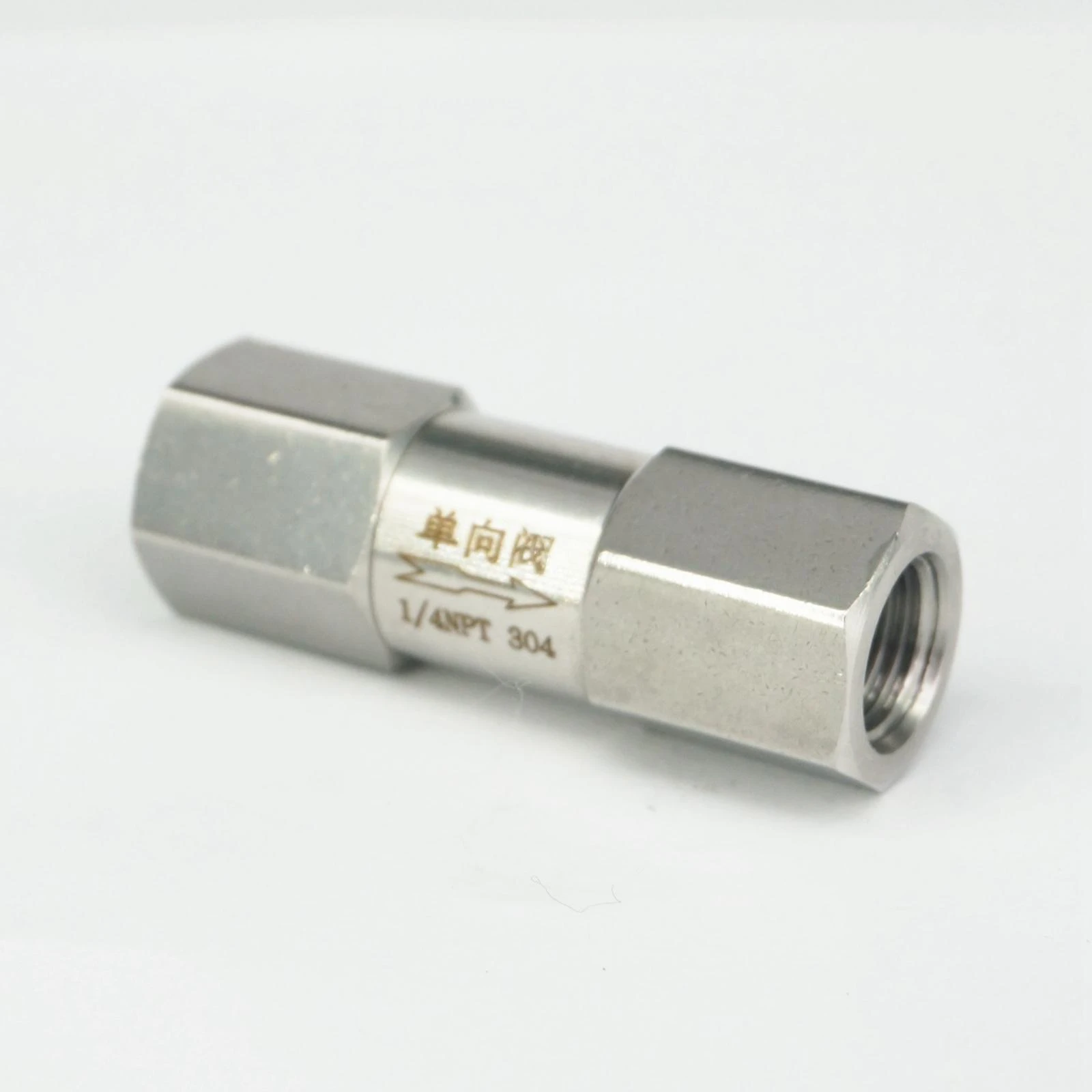 Size : 1/4 CHENTAOMAYAN Excellent Workmanship 1/4 3/8 1/2 NPT Female Thread 304 Stainless Steel Check Valve One Way Non-Return Valve for Water Oil Gas Professional Tools Size : 1/4 CHENTAOMAYAN Excellent Workmanship 1/4 3/8 1/2 NPT Female Thread 304 Stainless Steel Check Valve One Way Non-Return Valve for Water Oil Gas Professional Tools