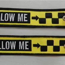 Следуй за мной Ткань кольцо для ключей