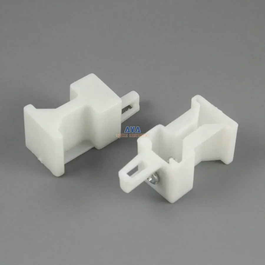 20 Pieces Curtain Track End Caps Curtain Track End Stops 16x18x29mm