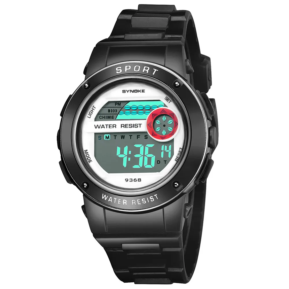 

2018 Fashion Children Moment watch Boy watch Student Waterproof Sports Watch LED Digital Date Wristwatch good gift digital watch
