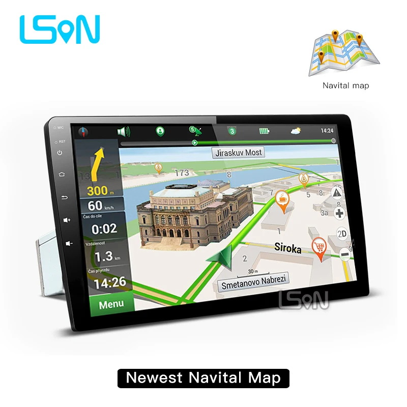 

10.2 inch 8 core Android 7.1 Car DVD player GPS navigation multimedia For Nissan Toyota