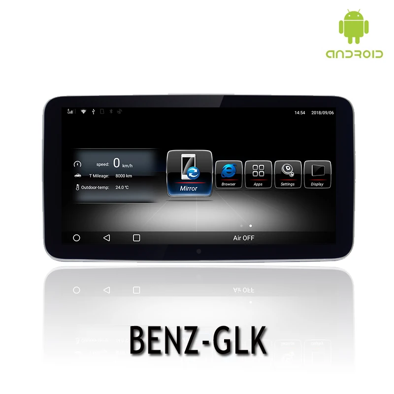 

NVTECH Android Multimedia Navigation GPS BT For Mecerdes Benz CLASS GLK Radio Dashboard DVD Player 9.33" 3G+32G 2011-2015