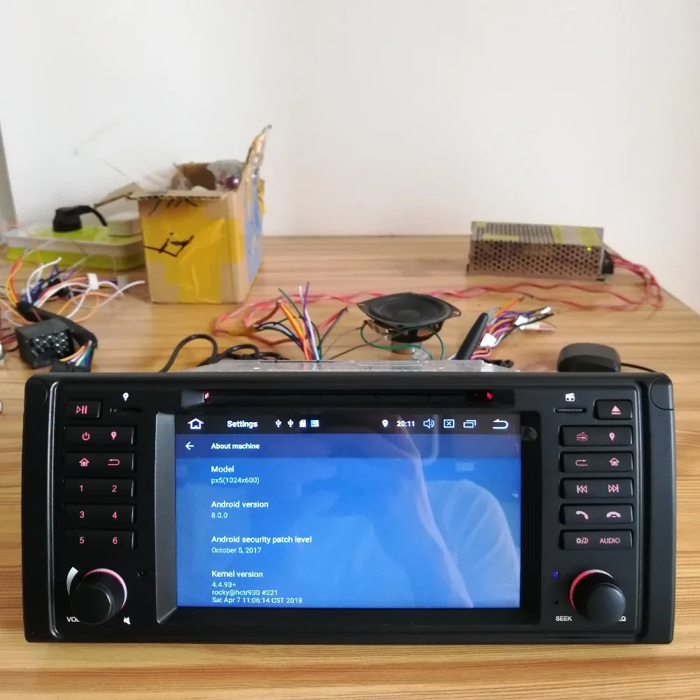 Discount Newest Android 8.0 Octa Core 4G RAM 64G ROM GPS Navigation 7 " Car DVD Player for BMW E39 5er/M5 96-03 with Radio/Bluetooth/RDS 53