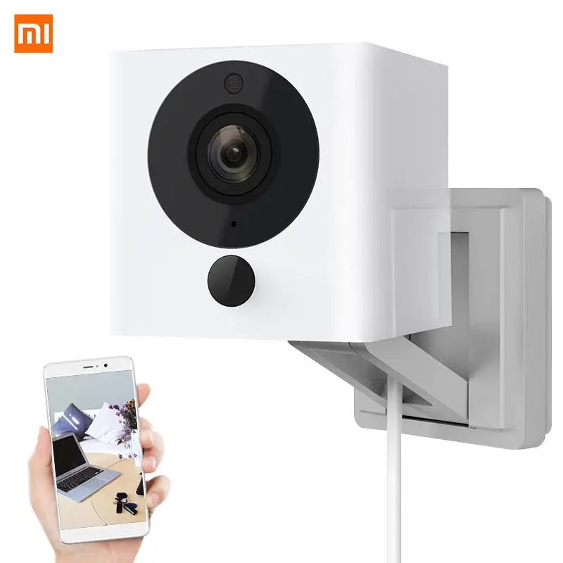 Оригинальная смарт-камера Xiaomi Mijia Xiaofang 110 градусов F2.0 8X1080 P с цифровым зумом IP wifi Беспроводная камера CCTV монитор - Цветной: Add EU Adapter