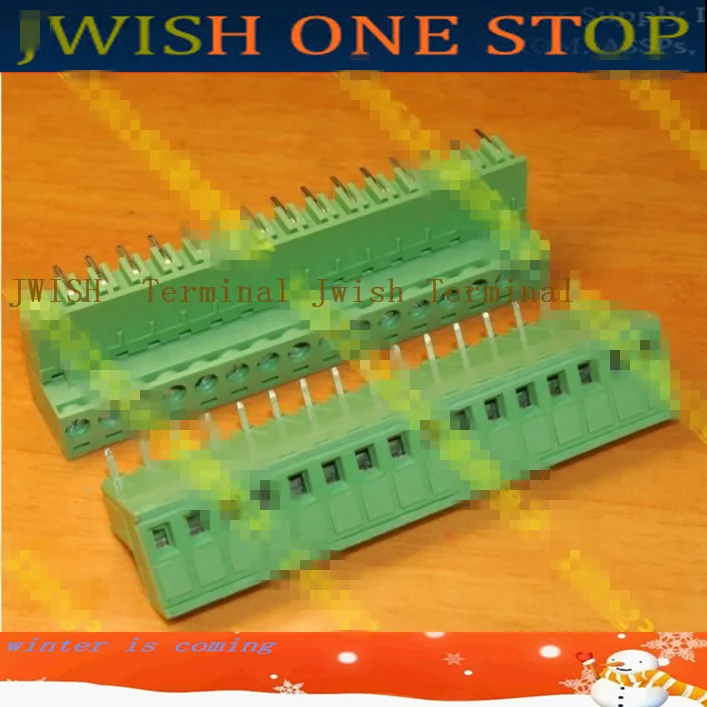 Подключаемая Клеммная колодка PCB 7 62 мм открытая Закрытая KF 2edg 7. 2EDG 7P 8P 9P 10P 11P 12P