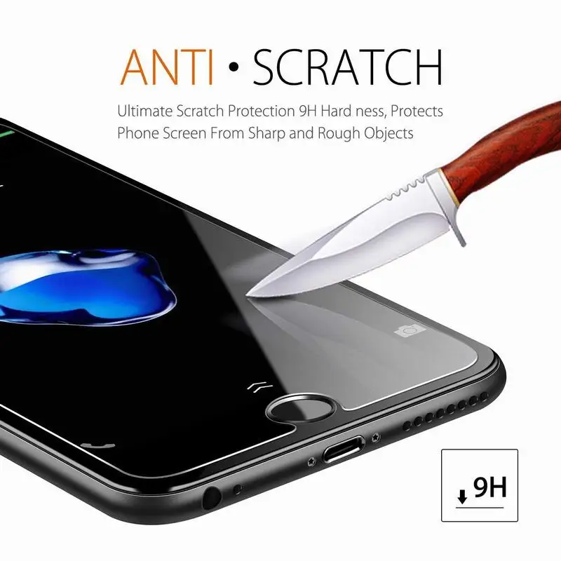 Hsmeilleur-Screenprotector-For-iPhone-X-10-Tempered-Glass-Protective-Film-For-iPhone-8-7-6-6S-Plus-5-5S-SE-5C-4-4S-Verre-Trempe (5)