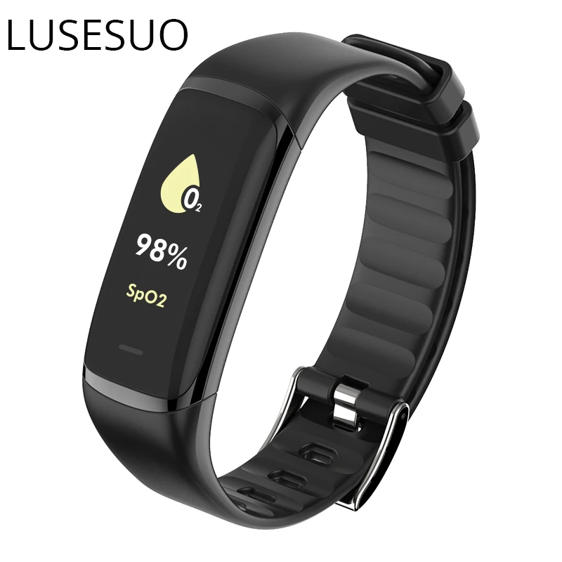 LUSESUO P9 HRV управление сердечным здоровьем smartbracelet и SpO2 кровяный кислород частота