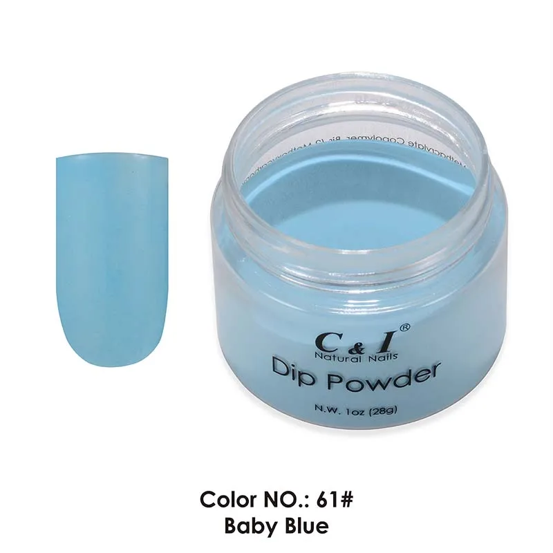 

28g Dip Powder -Color NO.61# Baby Blue -Blue Color System