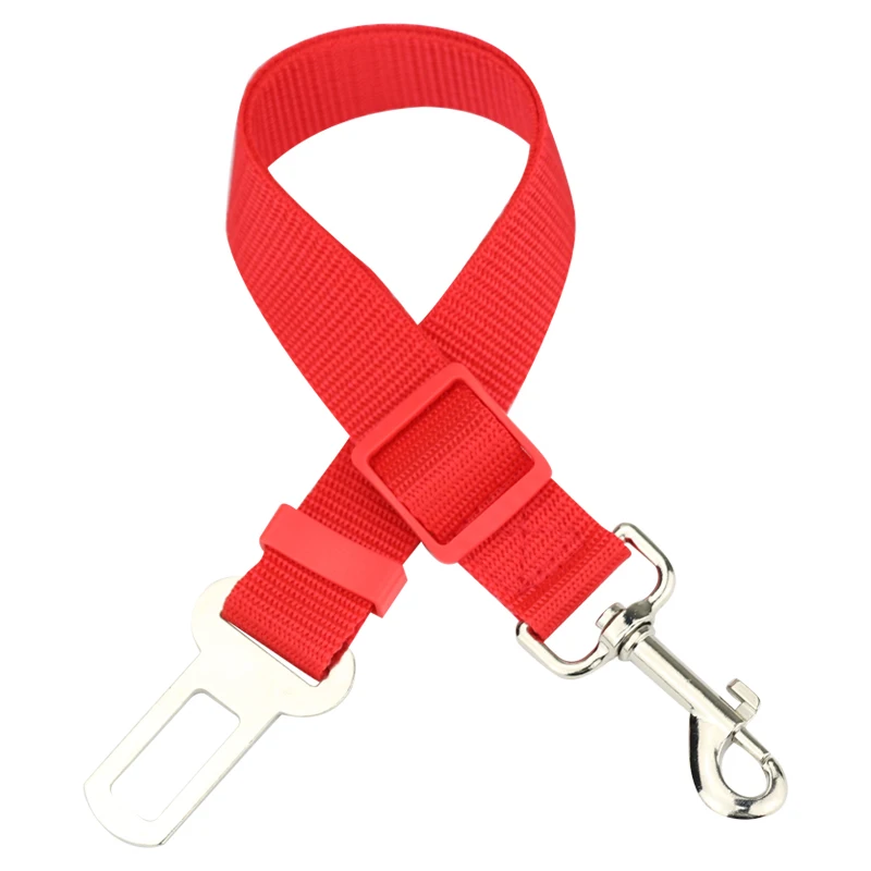 Vehicle Car Pet Dog Seat Belt Puppy Car Seatbelt Harness Lead Clip Pet Dog Supplies Safety Lever Auto Traction Products