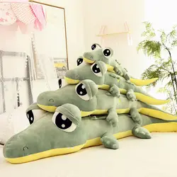 90 см/110 см мультфильм крокодил плюшевые Животные мягкие плюшевые игрушки подушка-крокодил подарки на день рождения для детей Любители