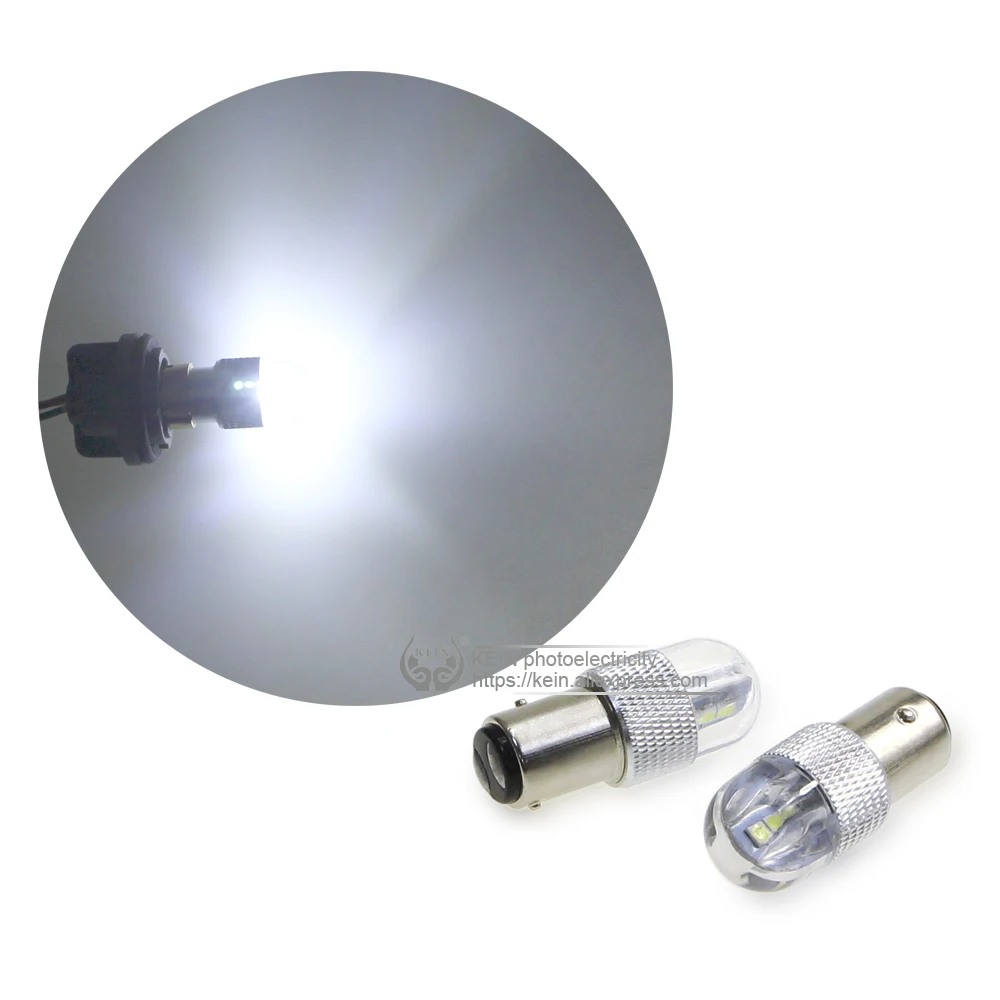 KEIN 2 шт. стробоскопическая вспышка bay15d 1157 led p21/5 Вт 3030 6smd неполярная Автомобильная