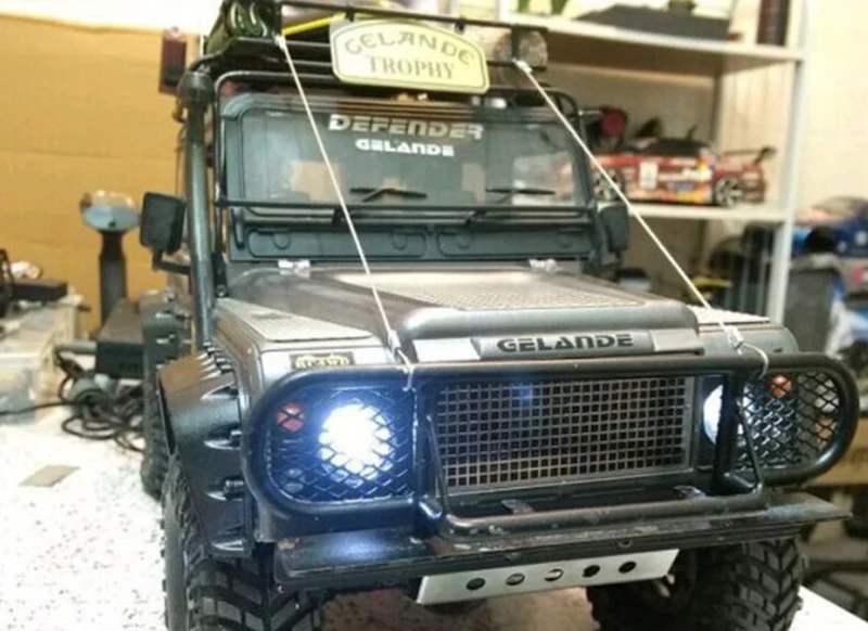 2 шт. детали для радиоуправляемого гусеничного станка стальной трос 1/10 Axial SCX10 TAMIYA