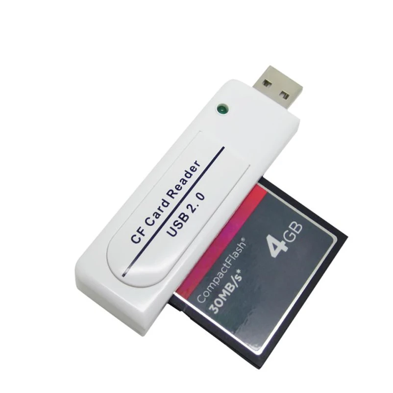 Malloom Новое поступление аксессуары для ПК высокоскоростной USB 2,0 CF кард-ридер компактный флэш USB кард-ридер для ПК компьютера