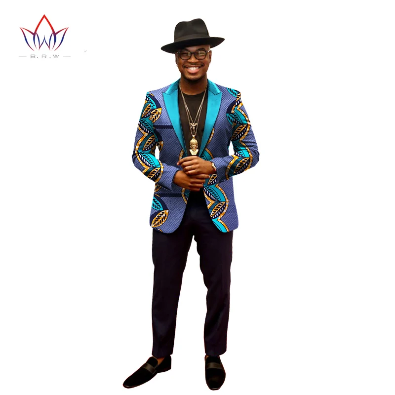 Африканская куртка для мужчин, Африканский топ с длинными рукавами, мужская одежда в африканском стиле африканская Дашики, блейзер с принтом, Мужская одежда, WYN202