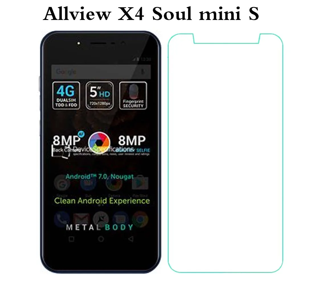 

Tempered Glass For Allview Allview P8 Energy mini X4 Soul mini S P6 Energy mini P8 Life Protective Glass Screen Protectors