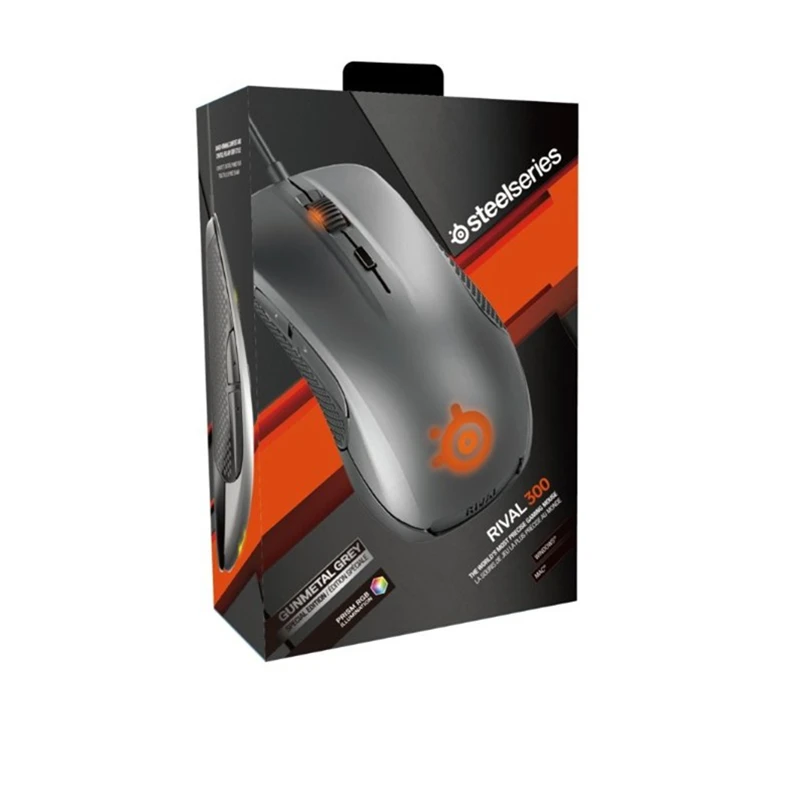 Оригинальная игровая мышь SteelSeries Rival 300 Rival 300 S, USB Проводная оптическая мышь 7200 dpi для FPS RTS MMO Gamer