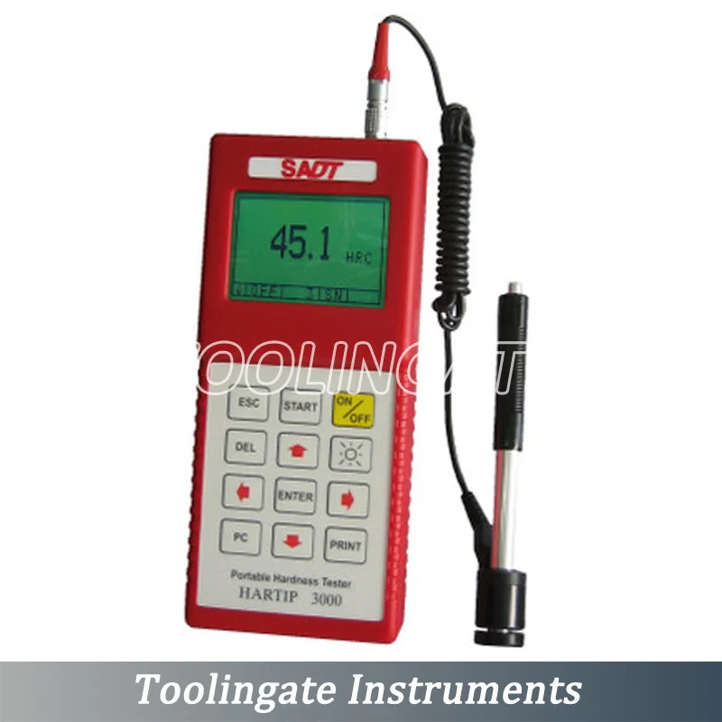 

Portable HARTIP 3000 LEEB Hardness Tester HL HRC HRB HB HV HS scale Leeb hardness meter digital