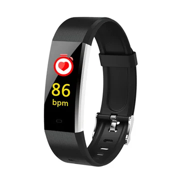 

New Smart Men's Sports Bracelet LED Screen Blood Pressure Heart Rate Monitoring Men's Watch Pedometer For Android Ios
