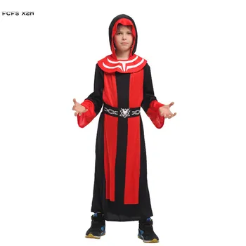 

Boys Fiend Demon Cosplays Children Halloween Hell Devil Costume Kids Carnival Purim Easter parade Masquerade party fetish dress