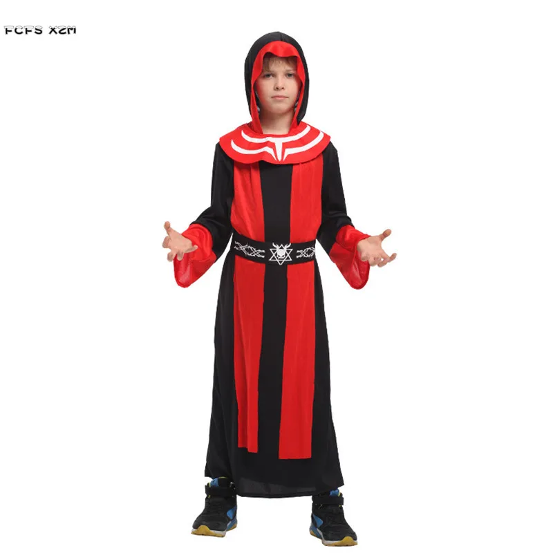 Boys Fiend Demon Cosplays Children Halloween Hell Devil Costumes Kids