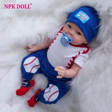 55 см Reborn Baby Dolls Alive Born Baby Dolls Bebe Boy Детские Силиконовые куклы-Новорожденные Bonecas juguetes для детей