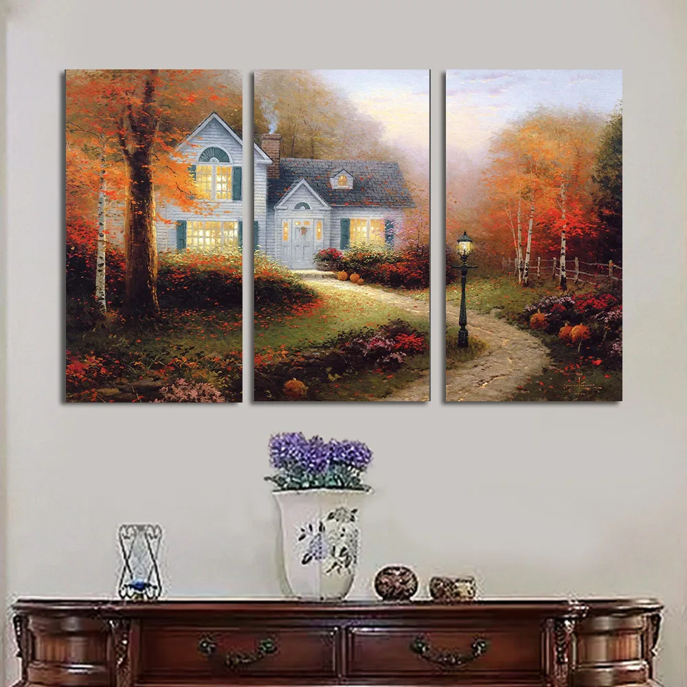 Winter-Landscape-Painting-Abstract-Oil-Painting-Unframed-Home-Decoration-Wall-Art-Snow-Canvas-Painting-3-Pieces (3)