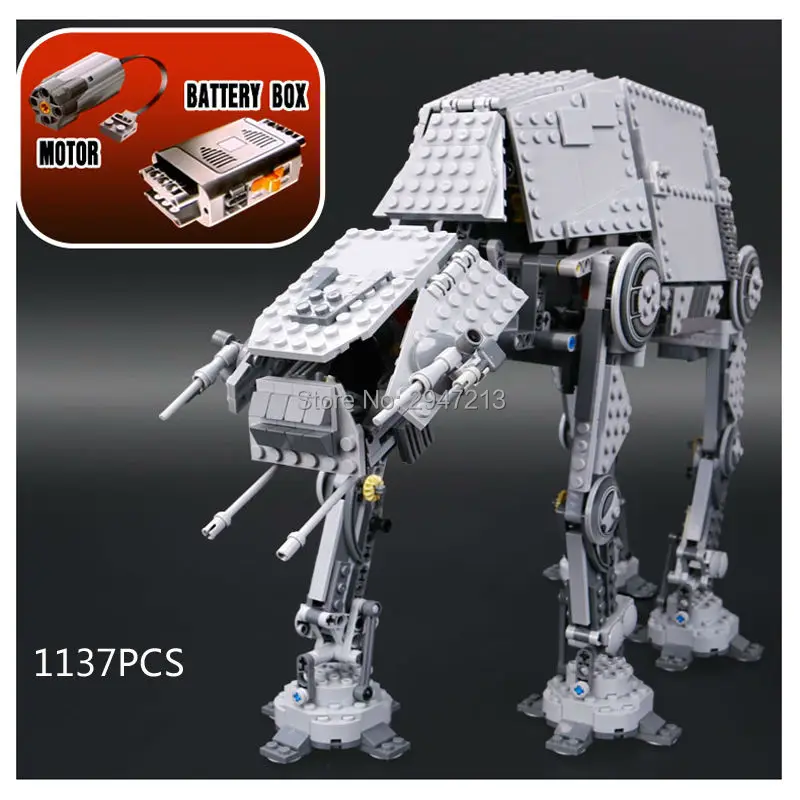 hot new compatible LegoINGlys Star Wars series Motorized Walking AT-AT model robot building blocks Toys for children gift hot new compatible legoinglys star wars series motorized walking at at model robot building blocks toys for children gift