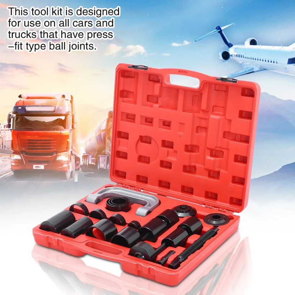 

21PCS/SET Professional Heavy Duty Steel C Press Truck Car Ball Joint Nice Deluxe Set Service Kit Remover Installer