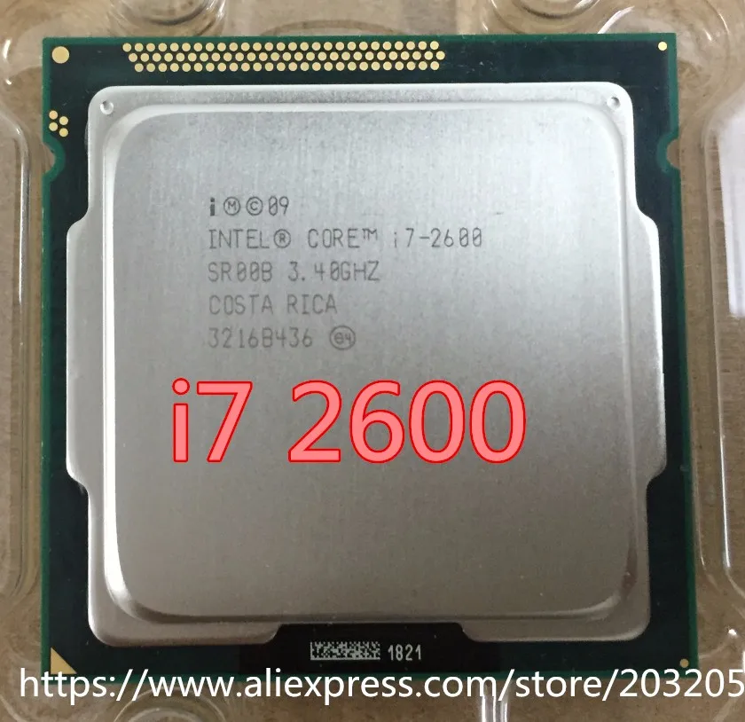 cpu for sale Intel Core i7-2600 i7 2600 Processor  8M Cache 3.40 GHz  CPU LGA 1155  I7 2600  can work latest processor in laptop