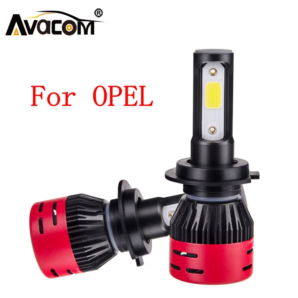 

LED H3 H1 Car Bulb LED H7 H11 9005 HB3 9006 HB4 6500K/4300K 8000Lm 72W 12V LED H4 Voiture Lampada For Opel Astra Zafira Corsa