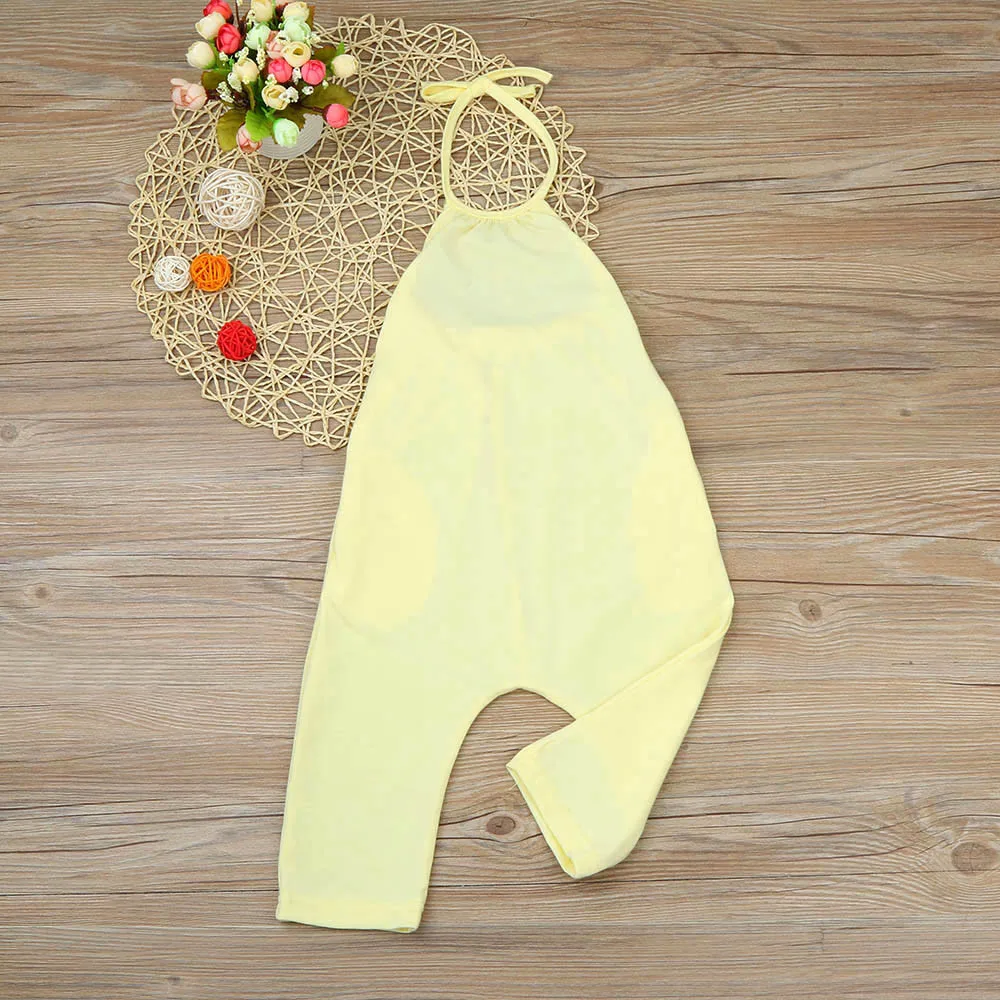 Комплект детской одежды для маленьких девочек Комбинезон с завязками комбинезоны штаны Костюмы