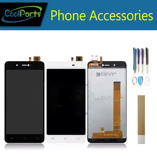 

Original Quality 5.0" For Cubot R9 LCD Display With Touch Screen Sensor Digitizer Assembly Black White Color With Tools Tape