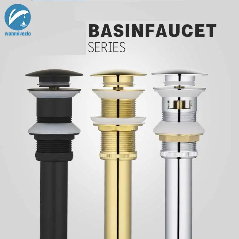 Bathroom Vanity Basin Pipe Waste With Pop Up Drain Bathroom Sink Round Bottle Trap Solid Brass Bottle Waste P-Trap Drain Kit Tub Bathroom Vanity Basin Pipe Waste With Pop Up Drain Bathroom Sink Round Bottle Trap Solid Brass Bottle Waste P-Trap Drain Kit Tub