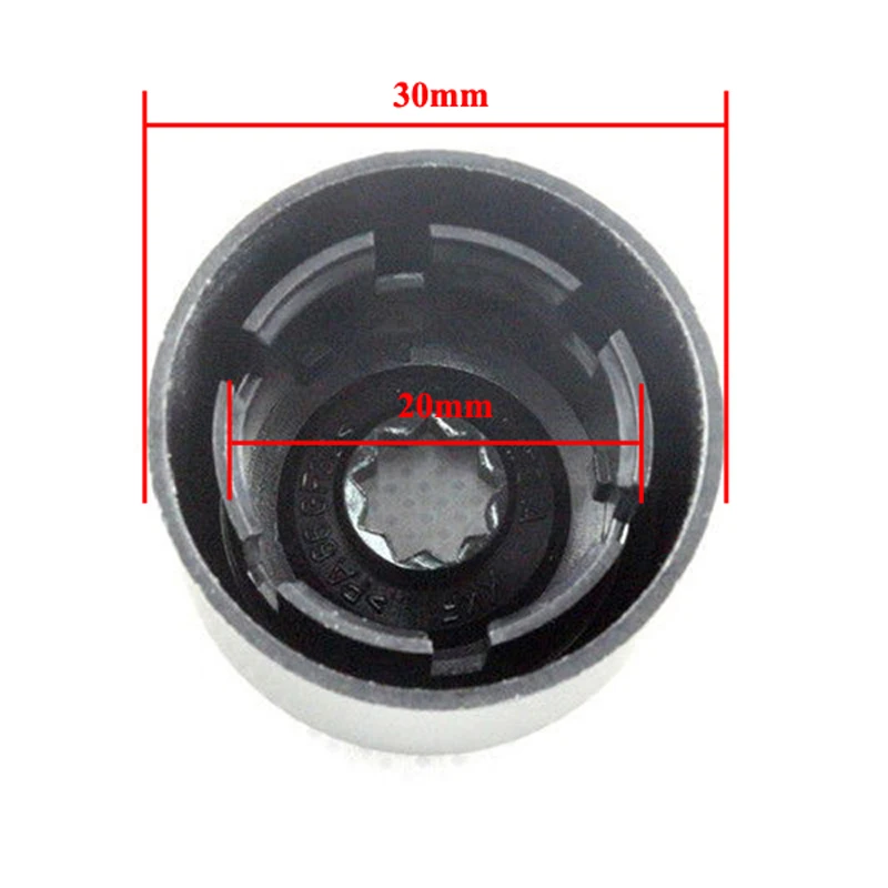 VW Wheel Lug Nut Center Anti-theft Cover Caps (2)