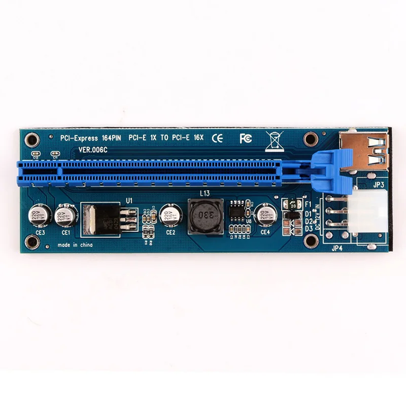 В наличии Ubit 12 шт./лот 1x к 16x Экспресс расширитель переходная карта USB 3 0 PCIe