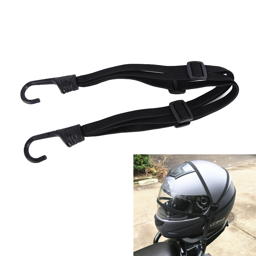 Stretched around 120cm Luggage Helmet Net Rope Belt Bungee Cord Elastic Strap Cable With Hook