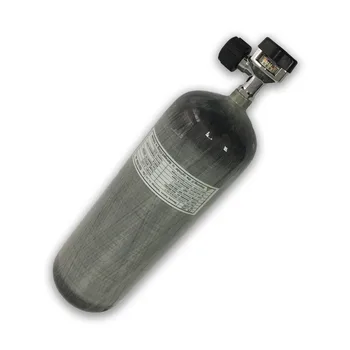 Günstig AC10931 9L CE Mini Scuba Gun Für Jagd/Tauchen Pcp Air Tank Carbon Gas Zylinder Pcp Luftgewehr /Airforce Condor & Gauge Ventil