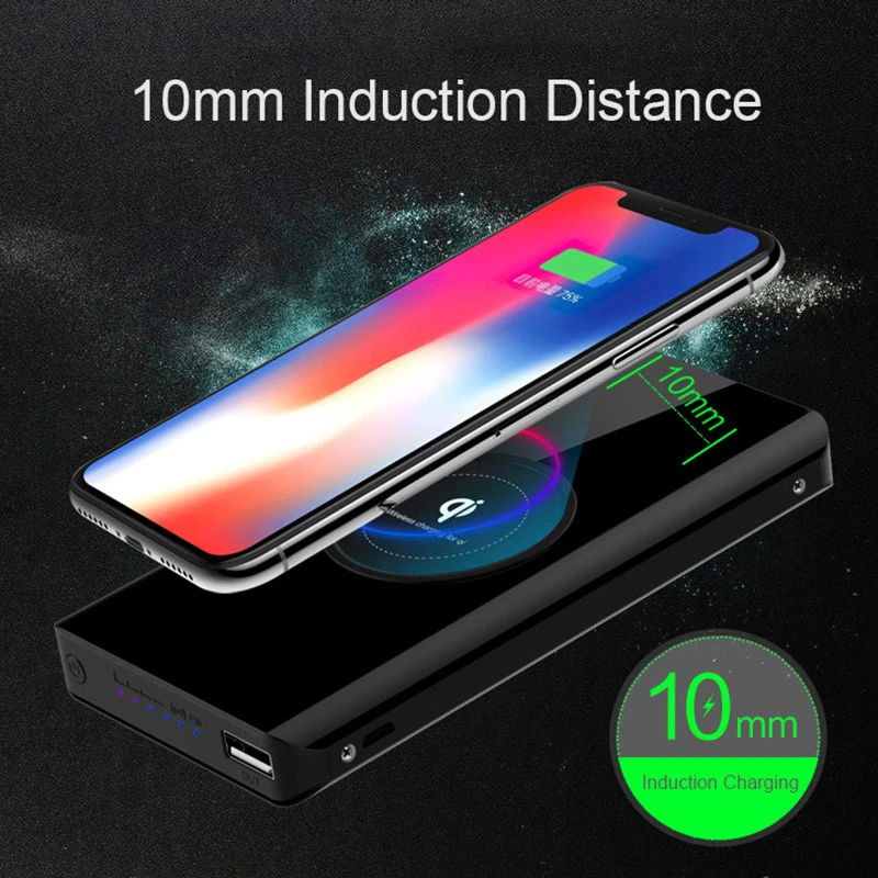 Qi Wireless Charger Power Bank 20000mAh For iPhone X 8 Plus Samsung Note 8 S9 S8 Plus Poverbank USB Mobile Phone Battery Charger Qi Wireless Charger Power Bank 20000mAh For iPhone X 8 Plus Samsung Note 8 S9 S8 Plus Poverbank USB Mobile Phone Battery Charger