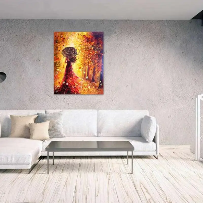 Hand Painted Painting Oil Paintings By Numbers Kits DIY Picture Home Decor For Living Room Gift 3 | Дом и сад