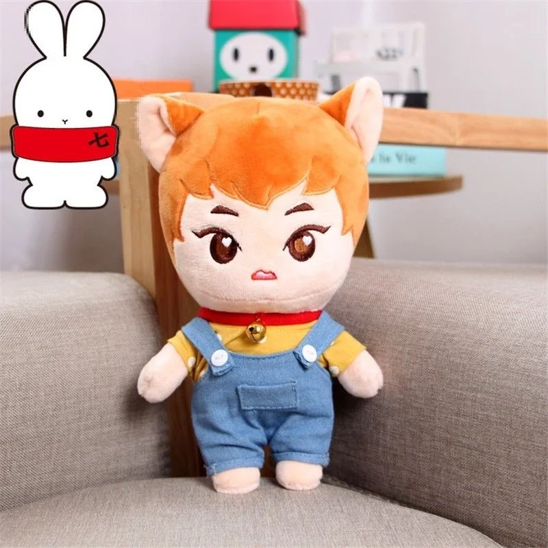 

KPOP EXO XIUMIN Plush KimMinseok Soft Toy Cartoon Cosplay handmade Doll Plushie Gift Cute New