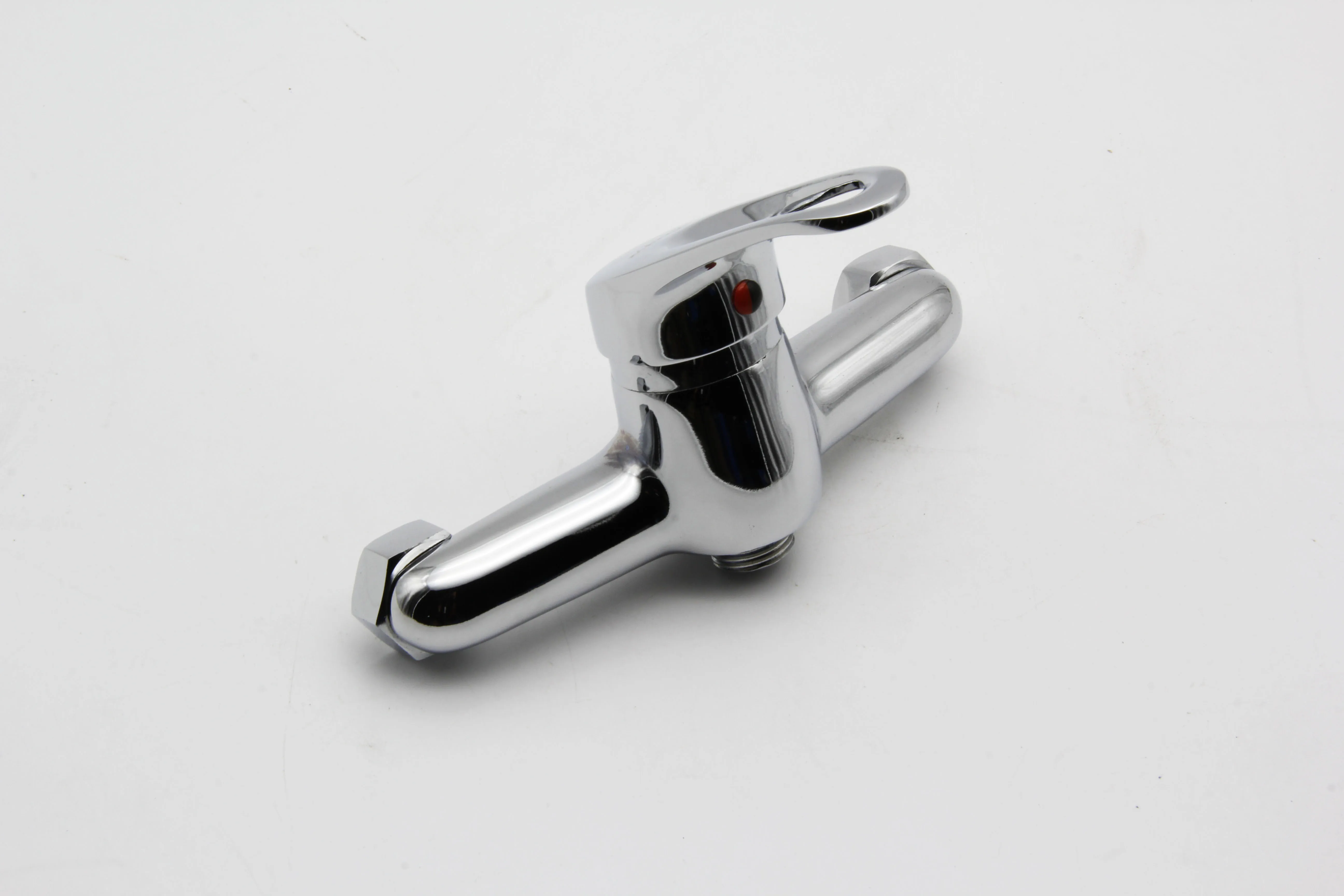 30cm Outlet Pipe Bathtub Shower Faucet Chrome with Shower Head Bathroom Cold and Hot Water Mixer Tap HB003