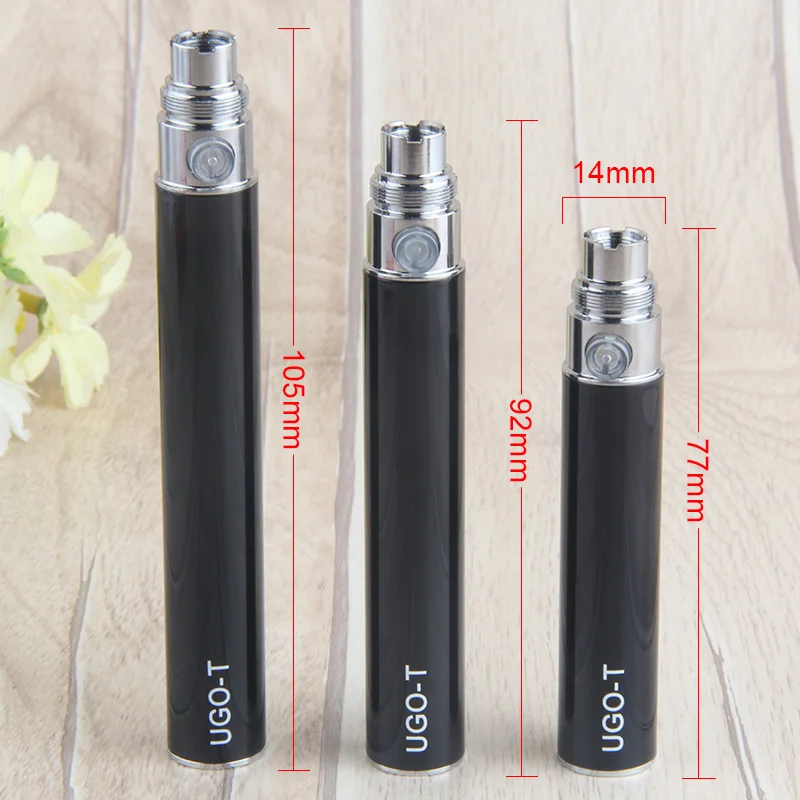 UGO-T батарея vape Micro USB пропуск через заряда 650/900/1100 мА/ч, ugo t батареи вейпер обновления в набор входит батарея ego t 510 нитки подходит CE4 T3S