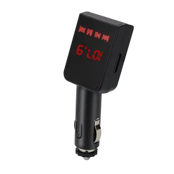 

Car Kit Handsfree FM Transmitter LCD MP3 Player USB Charger 2.1A Car Accessories Handsfree Auto FM Modulator